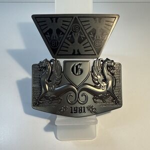 Belt Buckles Lot Of (2) GUESS Los Angeles Metal